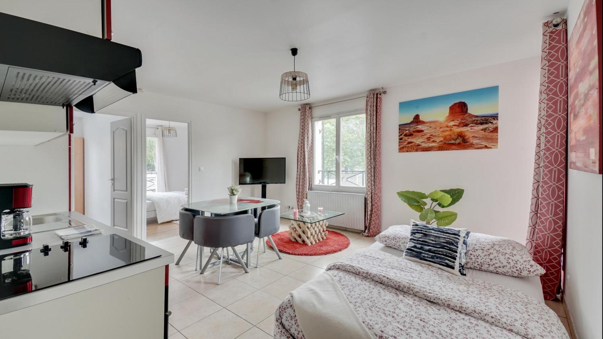 Chic Apart With Parking Near Paris Aubervilliers Exterior foto