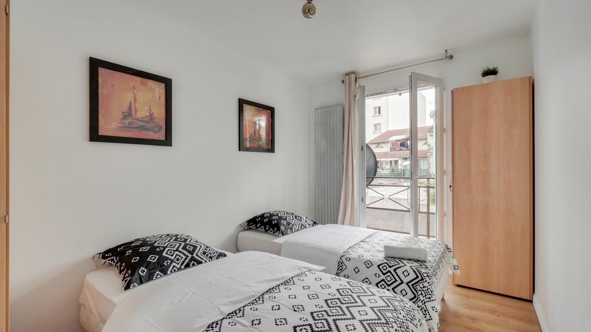 Chic Apart With Parking Near Paris Aubervilliers Exterior foto